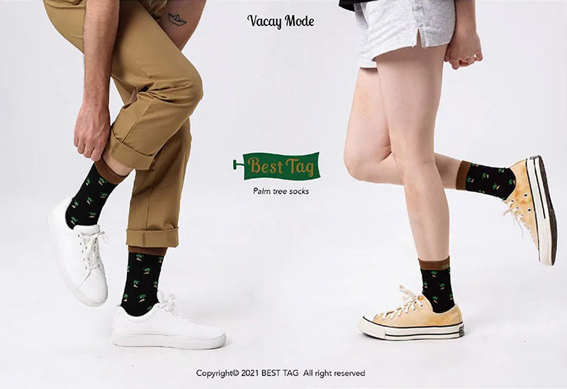 棕櫚樹 厚襪款(2種尺寸) 